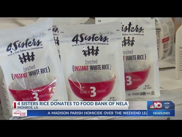 4 Sisters Rice donates to Food Bank of NELA