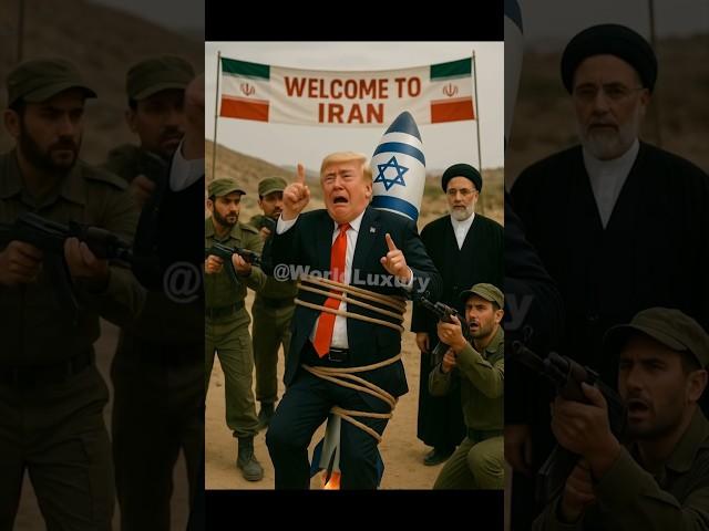 "Israel Just Launched Trump Straight Into Iran!" parody