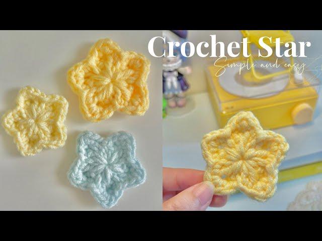 ⭐How To Crochet a Star ⭐