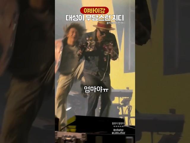 콘서트중 지디 잡는 대성