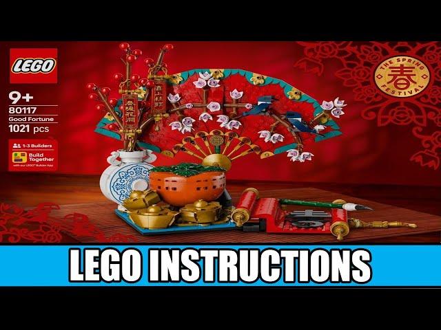 LEGO Instructions - Seasonal - 80117 - Good Fortune - Chinese Traditional Festival