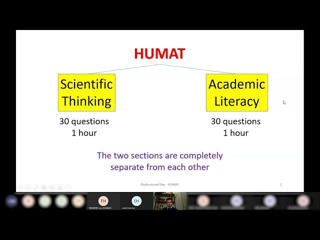 Why Choosing HU - HUMAT Test entry requirements