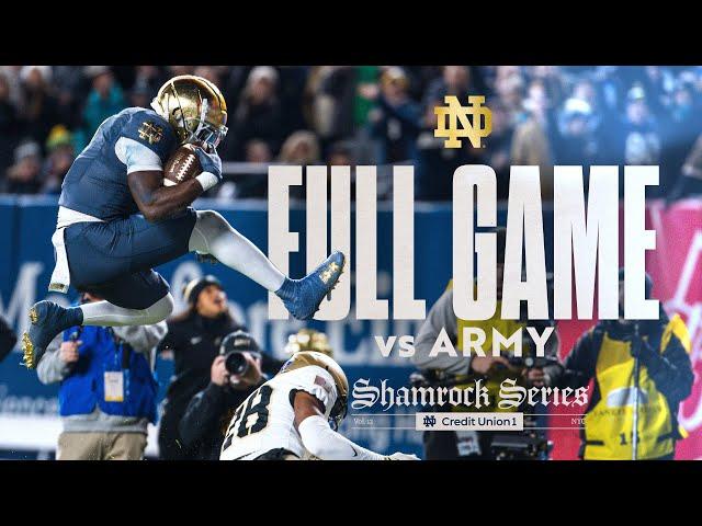 2024 SHAMROCK SERIES | Notre Dame Football vs No. 19 Army (Full Game)