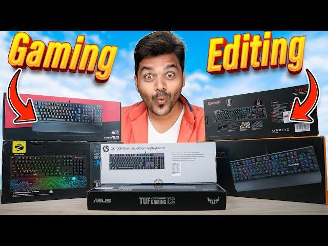 இந்த ⌨ Keyboard  Vera Level பண்ணுதே.!  5+ Best Mechanical KEYBOARD for Gaming & Editing 