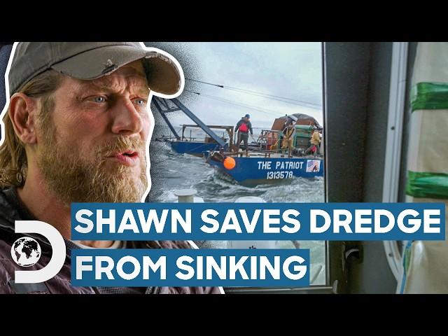 Shawn Pomrenke SAVES Dredge From Drifting Into Storm | Gold Divers