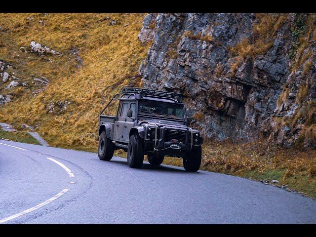 Tweaked Land Rover Defender 130 Spectre Edition fitted with an LS3 6.2L V8