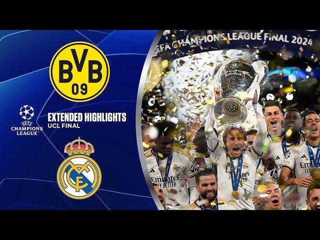 Borussia Dortmund vs. Real Madrid: Extended Highlights | UCL Final | CBS Sports Golazo