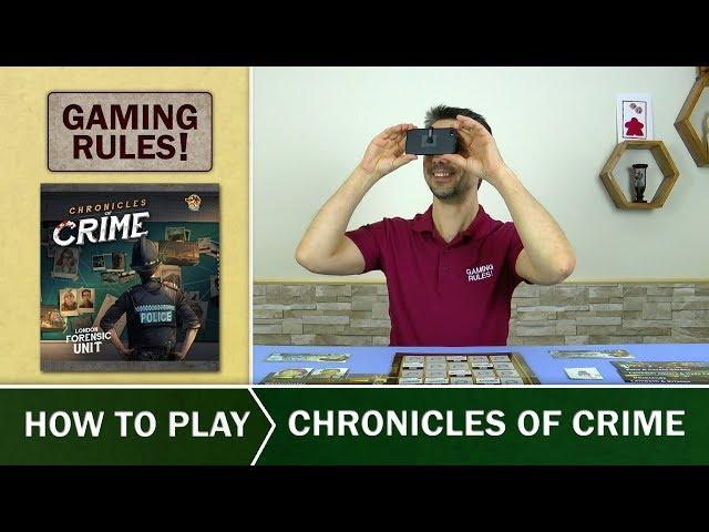 Chronicles of Crime  - Official How-to-Play video from Gaming Rules!