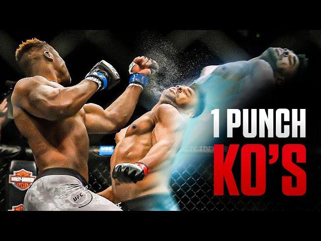 10 of the CRAZIEST One-Punch Knockouts in MMA