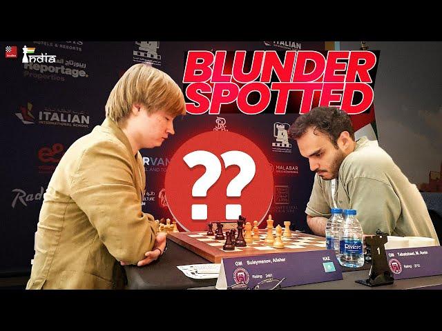 When You Spot The Blunder In A Flash | Tabatabaei vs Suleymenov | 30th Abu Dhabi Masters