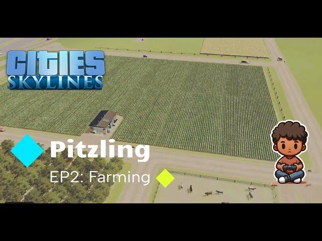 How to establish a LUCRATIVE farming ind. in Cities Skylines on Console EP2 | NoMods | PS5 PS4 XBox