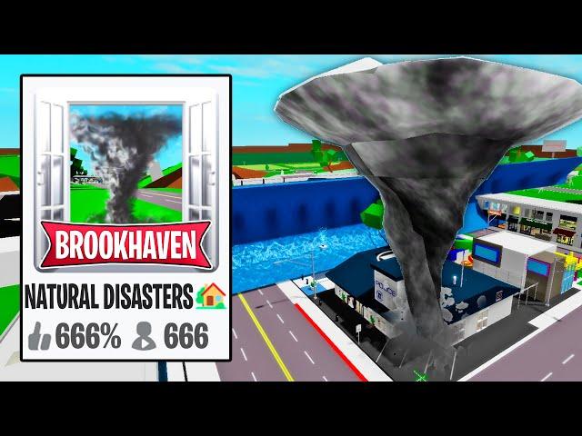 I Created Natural Disasters Brookhaven!