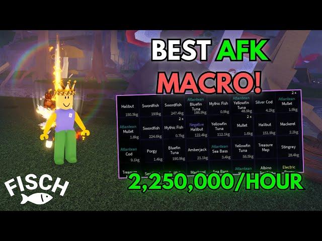 NEW BEST AUTO AFK FISCH MACRO ROBLOX! How To MACRO in FISCH!