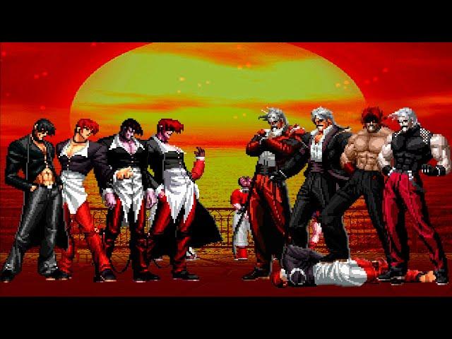 [KOF Mugen] Iori Yagami Team vs Rugal Bernstein Team