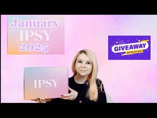 Unboxing IPSY Box January 2025! New Makeup! Giveaway!!