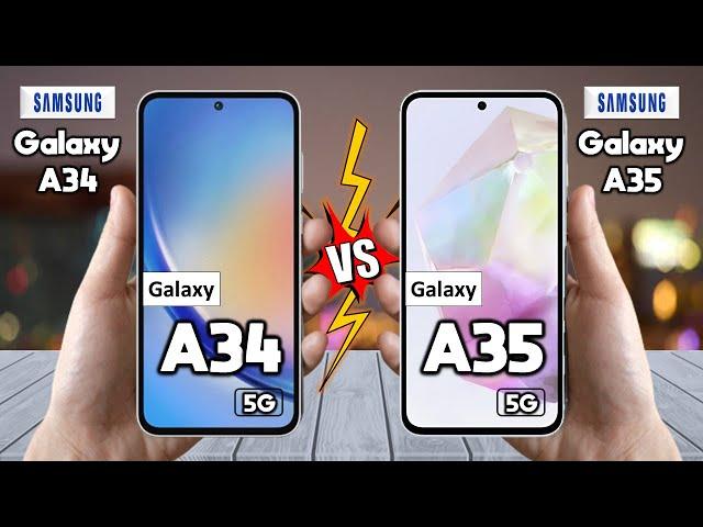 Samsung Galaxy A34 Vs Samsung Galaxy A35 - Full Comparison  Techvs