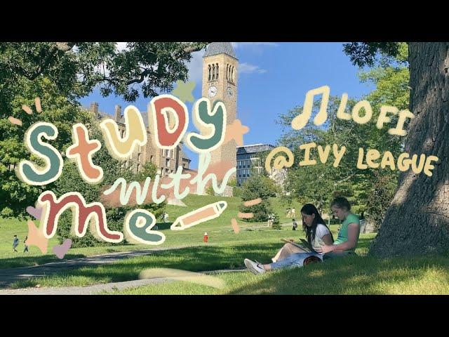 STUDY WITH ME | 2 HOUR POMODORO | Chill lofi music, Ivy League Campus View 