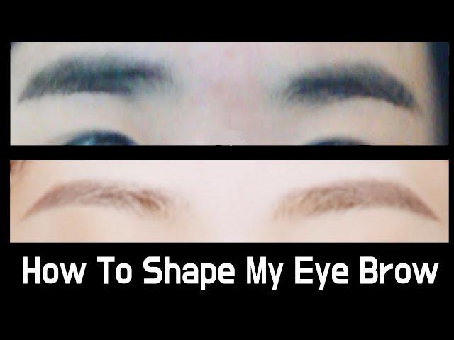 Tips for straightening eyebrows for those with thin eyebrows