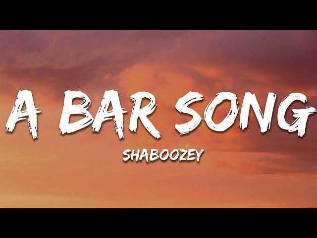 Shaboozey - A Bar Song (Tipsy) (Lyrics)