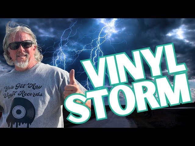 Vinyl Hunting For Records In The Middle Of A Storm