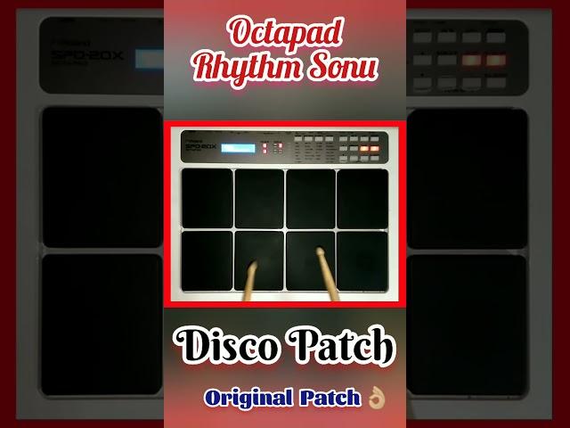 Disco Patch On Octapad Rhythm SPD 20x/Roland SPD 20X Patch Editing Ke liye Channel ko subscribe kare