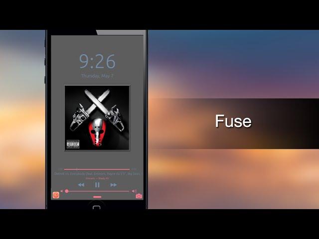 Fuse brings together the lock screen clock and media controls - iPhone Hacks