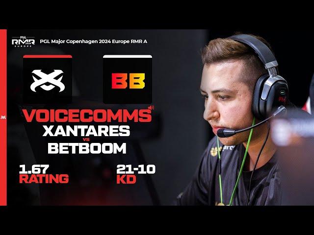 MAJOR SERÜVENİ 3 - VOICECOMMS! XANTARES VS BetBoom - PGL CS2 Major Copenhagen 2024 EU RMR A