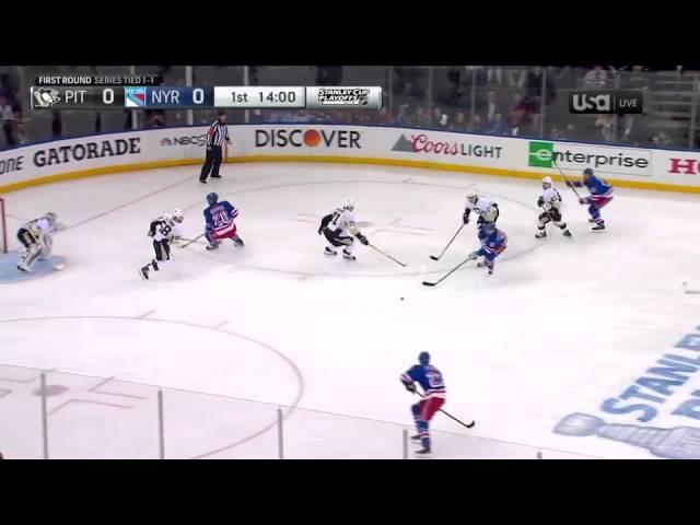 Murray's tough save on Stepan | Penguins @ Rangers