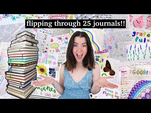 JOURNALING RECAP!! | flipthrough my journal collection!