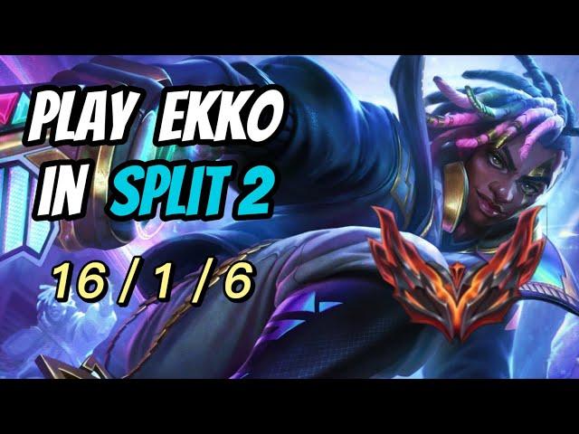 How I Play Ekko In Season 14 Split 2 | Xiao Lao Ban