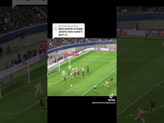 RB Leipzig’s Sesko robbed of goal vs Real Madrid (2024 UCL)