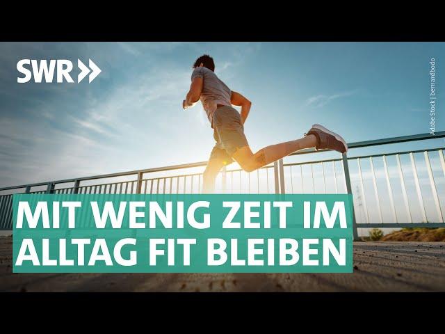 Warum ihr jetzt mit Sport anfangen solltet – Sport und Bewegung im Alltag | Marktcheck SWR