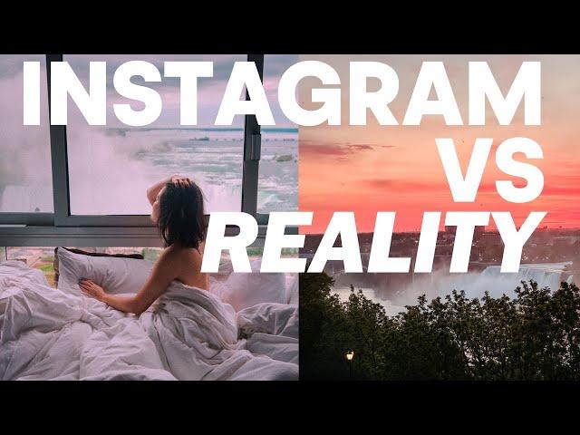 instagram vs reality!!!  how to the get shot you see at Marriott Fallsview Hotel in Niagara Falls