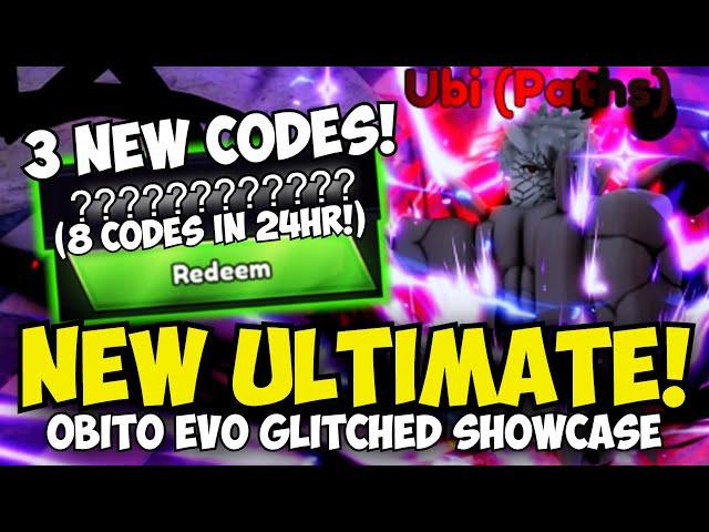 [3 New RR Codes!] New Obito Path Evolution is INSANE with META ABILITY! | Anime Last Stand Showcase