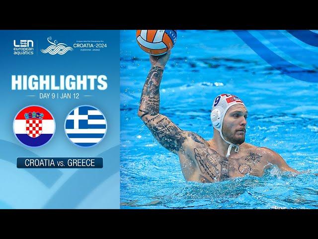 Croatia vs. Greece Highlights | Quarter Finals | European Water Polo Championships 2024