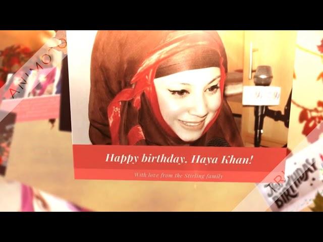 RJ HAYA KHAN BIRTHDAY