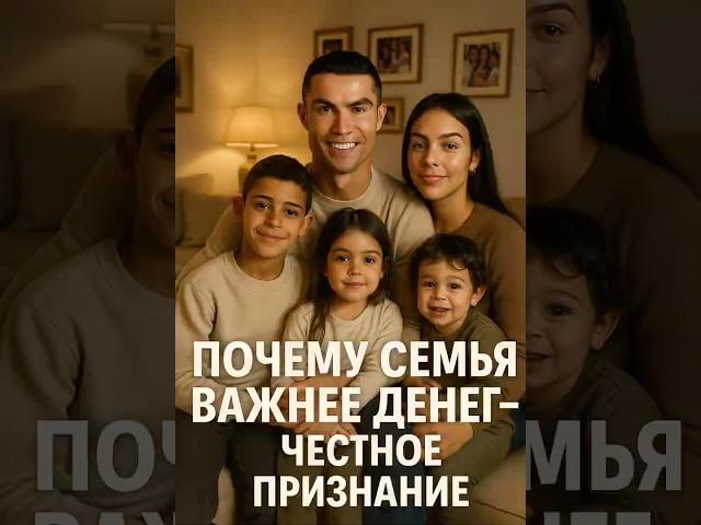 Криштиану Роналду: Почему семья важнее денег!