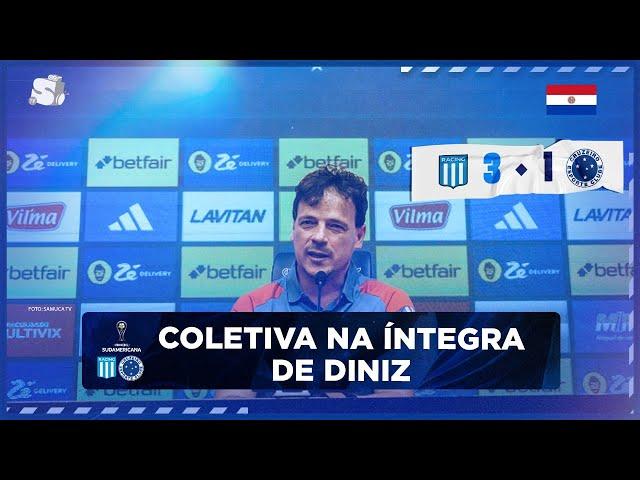 COLETIVA DE FERNANDO DINIZ E KAIO JORGE APÓS DERROTA NA FINAL DA SUL-AMERICANA