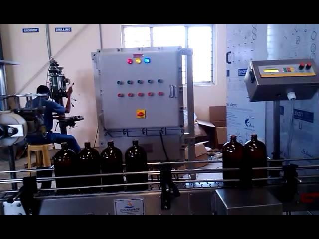 Swanpack pharma liquid filling line