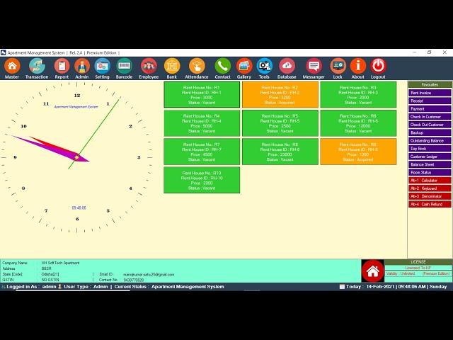 Apartment Management System 2.4 Premium Source Code (VB NET + MS Access) with more advance features