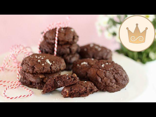  DIE BESTEN SCHOKOKEKSE SELBER BACKEN!  BESTE CHOCOLATE BROWNIE COOKIES! REZEPT VON SUGARPRINCESS