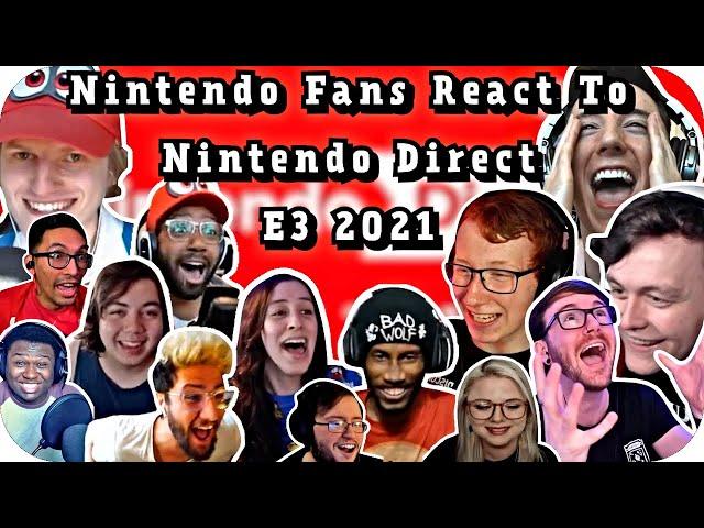 Nintendo Fans React To Nintendo Direct E3 2021 (Compilation)