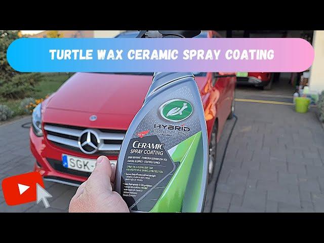 Turtle Wax Hybrid Solutions Ceramic Spray Coating teszt, hellocar.hu nyereményjátékkal