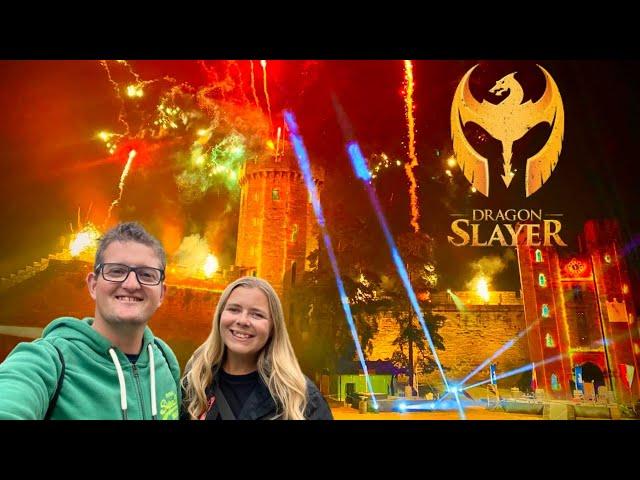 Dragon Slayer Is AMAZING! Warwick Castle Summer 2024 LIVE Show With Fireworks!