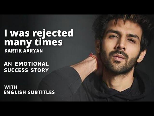 Kartik Aaryan's Motivational Speech with subtitles || success story || Learn English 2023