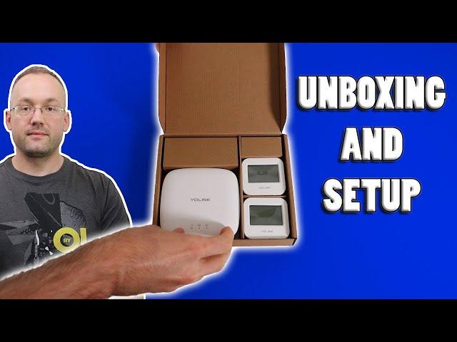 Yolink Temperature Humidity Sensor Unboxing and Setup Guide