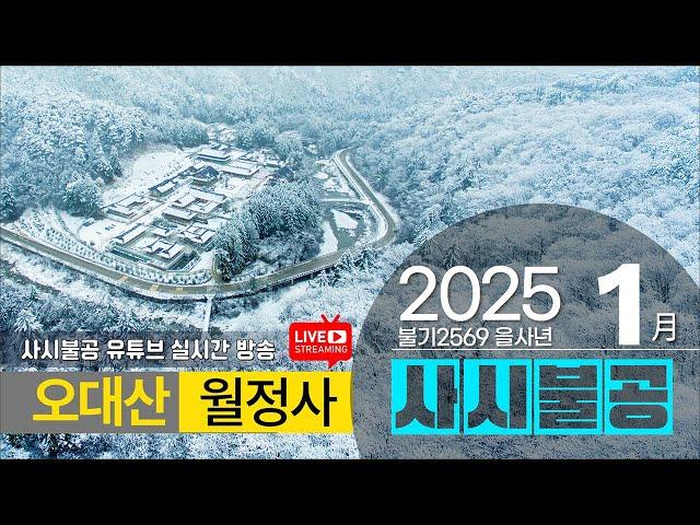 2025 을사년 1월 8일 수요일 | OWBN 오대산 월정사 사시불공 |