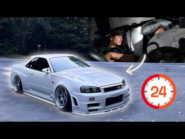 24 Hour Challenge in an R34 Skyline!