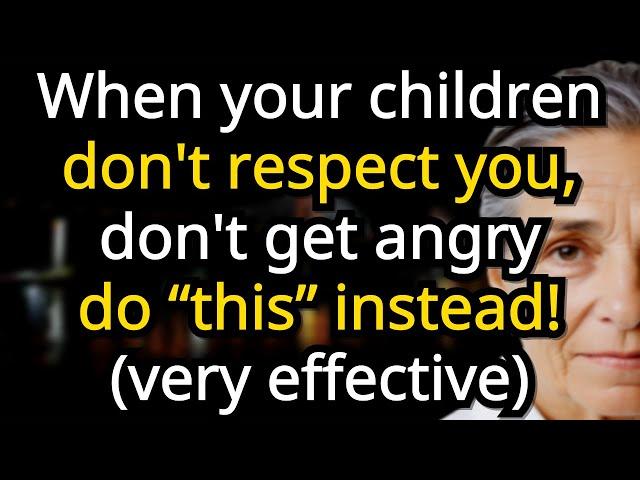 When Your Children Don’t Respect You, Do THIS Instead – 6 Powerful Ways to Regain Respect! senior