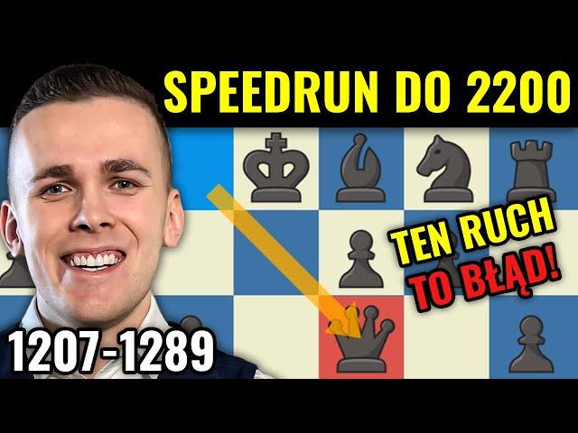 Jak przebić 1200 na chess.com i lepiej grać w szachy? Speedrun do 2200 #3 | Michał Kanarkiewicz